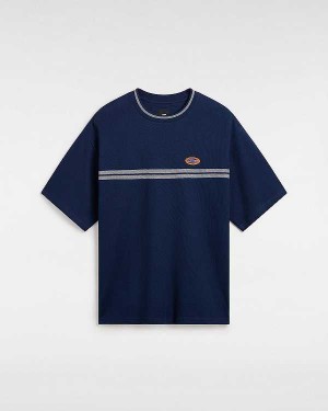 Blue Men Vans Galen Knit T Shirts Australia | VN6821059