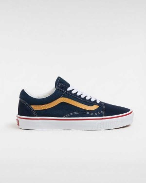 Blue Men Vans Old Skool Sneakers Australia | VN8654209