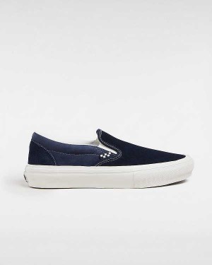 Blue Men Vans Skate Slip On Shoes Australia | VN3726540