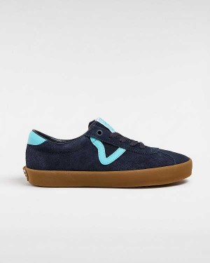 Blue Men Vans Sport Low Sneakers Australia | VN7634819