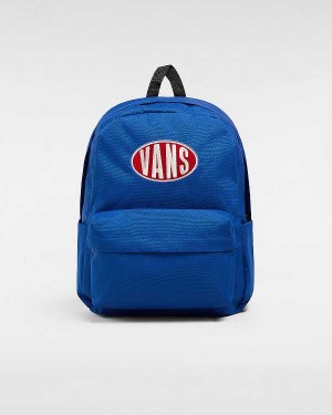 Blue Unisex Vans Old Skool Backpacks Australia | VN7802963