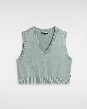 Blue Women Vans Syd Sweater Vest Australia | VN3568127