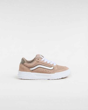 Brown Kids' Vans Hylane SUEDE Warm Taupe (4-8 years) Sneakers Australia | VN5479201