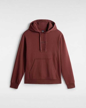 Brown Men Vans Essential Relaxed Hoodie Australia | VN0458793