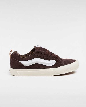 Brown Men Vans Knu Skool Sneakers Australia | VN7983406