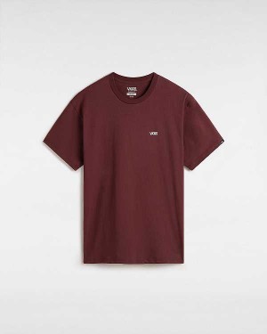 Brown Men Vans Left Chest Logo T Shirts Australia | VN4238751