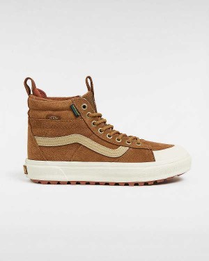 Brown Men Vans MTE Sk8-Hi Waterproof Shoes Australia | VN0237815