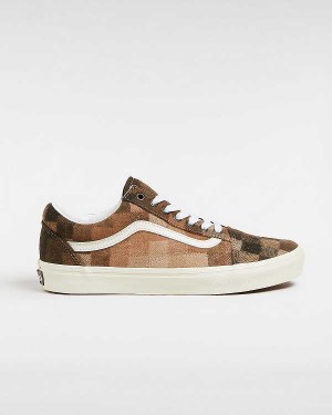 Brown Men Vans Old Skool Sneakers Australia | VN4578396