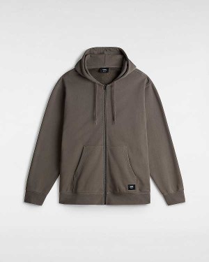 Brown Men Vans Original Standards Loose Hoodie Australia | VN8146739