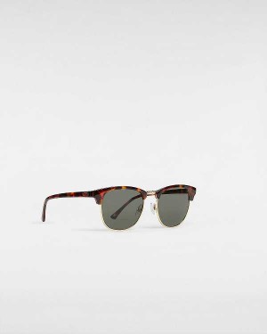 Brown Unisex Vans Dunville Sunglasses Australia | VN2405693