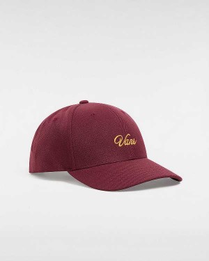 Brown Unisex Vans Fresh Script Structured Jockey Hats Australia | VN6250318