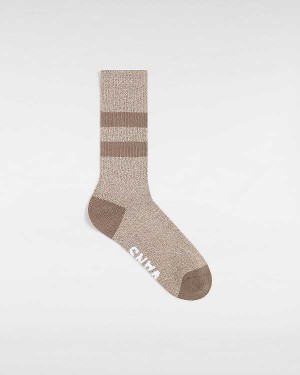 Brown Unisex Vans Original Crew (1 Pair) Socks Australia | VN3280764