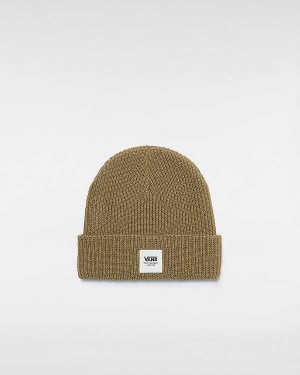 Brown Unisex Vans Waffle Cuff Beanie Australia | VN3862704