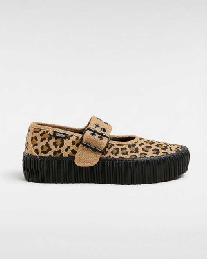 Brown Women Vans Creeper Mary Janes Australia | VN5701842