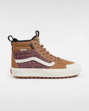 Brown Women Vans MTE Sk8-Hi Waterproof Shoes Australia | VN7031425