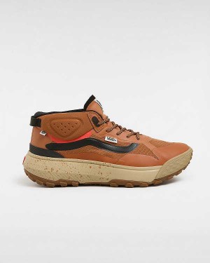 Brown / Orange Men Vans MTE Crosspath Mid Sneakers Australia | VN9028345