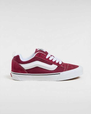 Burgundy Men Vans Knu Skool Sneakers Australia | VN3072196