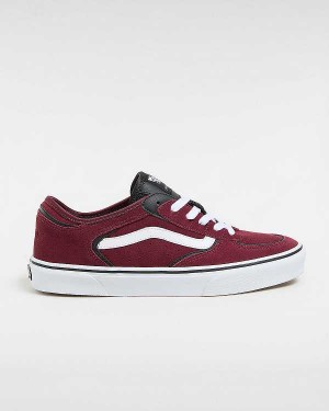 Burgundy Men Vans Rowley Classic Sneakers Australia | VN3875942