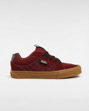 Burgundy Women Vans Chukka Push Sneakers Australia | VN7052643