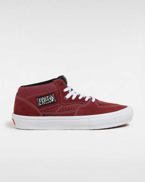 Burgundy Women Vans Half Cab Skate Shoes Australia | VN4036529