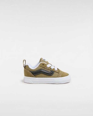 Green Kids' Vans Knu Skool Elastic Lace (1-4 Years) Sneakers Australia | VN6901723