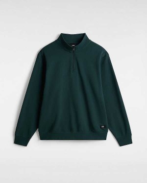 Green Men Vans Original Standards Loose Quarter Sweatshirt Australia | VN7320498