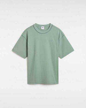 Green Men Vans Premium Short Sleeve T Shirts Australia | VN1692385