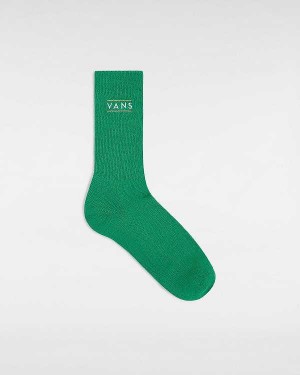 Green Unisex Vans Half Box Crew (1 Pair) Socks Australia | VN5430182