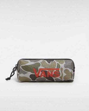 Green Unisex Vans Old Skool Pencil Pouches Australia | VN8742591