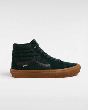 Green Women Vans Sk8-Hi Skate Shoes Australia | VN5203874