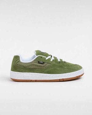 Green Women Vans Speed LS Skate Shoes Australia | VN4016879