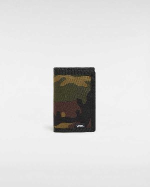 Green / Brown Unisex Vans Slipped Wallet Australia | VN1468307