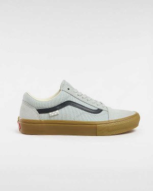 Grey Men Vans Old Skool Skate Shoes Australia | VN1546389