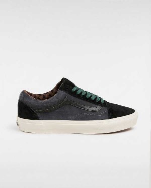 Grey Women Vans Old Skool Pig Suede Sneakers Australia | VN1578249