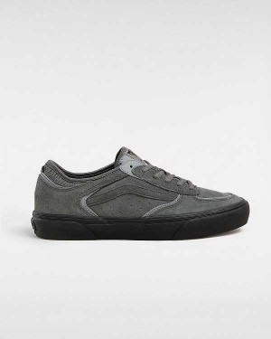 Grey Women Vans Rowley Suede Skate Shoes Australia | VN6359417