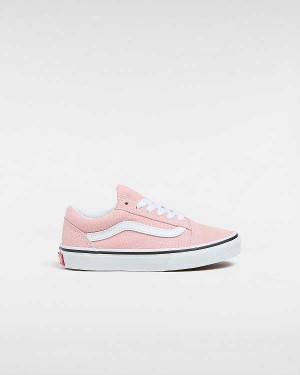 Pink Kids' Vans Old Skool (4-8 Years) Sneakers Australia | VN4692751