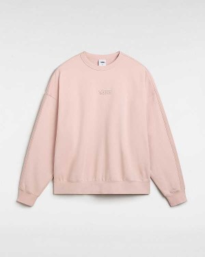 Pink Men Vans Premium Crew Sweatshirt Australia | VN8160927