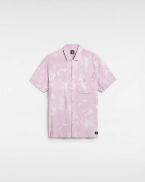 Purple Men Vans Camp Loose Collar Shirts Australia | VN9163280