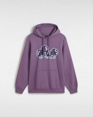 Purple Men Vans Scuttle Hoodie Australia | VN6387524