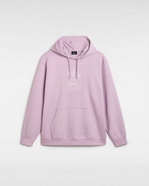 Purple Women Vans Crazy Eddy 66 Loose Hoodie Australia | VN3498075