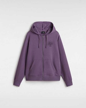 Purple Women Vans Wellness Blousant Hoodie Australia | VN3074269