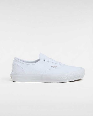 White Men Vans Authentic Skate Shoes Australia | VN0418796