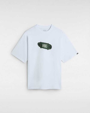 White Men Vans Flipside Loose T Shirts Australia | VN8762941