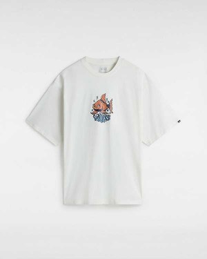 White Men Vans Goldfish T Shirts Australia | VN2419637