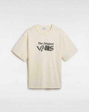 White Men Vans Premium Clash Short Sleeve T Shirts Australia | VN1792834