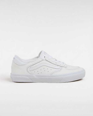 White Men Vans Rowley Leather Skate Shoes Australia | VN2108493