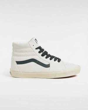 White Men Vans Sk8-Hi Oversized Laces Skate Shoes Australia | VN5981704