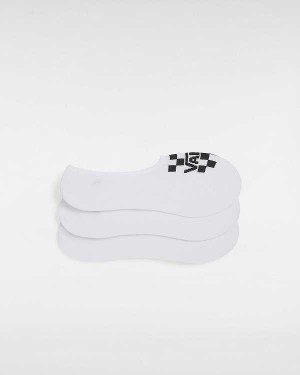 White Unisex Vans Classic Canoodle (3 Pairs) Socks Australia | VN5082146