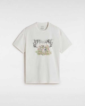 White Women Vans Birdbath T Shirts Australia | VN2695173