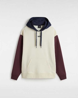 White Women Vans Colorblock Hoodie Australia | VN3645721